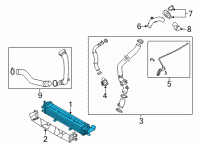 OEM Hyundai Elantra Cooler Assembly-Inter Diagram - 28270-2M600