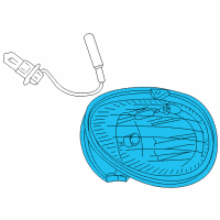 OEM Chrysler Concorde Fog Lamp Diagram - 4805046AC