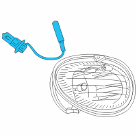 OEM 2006 Chrysler PT Cruiser Bulb-Fog Lamp Diagram - L0009040