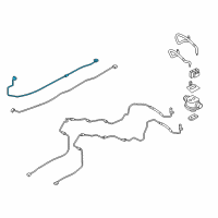 OEM 2015 BMW ActiveHybrid 5 Suction Pipe Diagram - 64-53-9-203-843