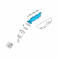 OEM 2004 Kia Sorento Exhaust Manifold Assembly, Left Diagram - 2851039880