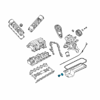 OEM 2004 Jeep Grand Cherokee Oil Drain Plug Diagram - 6035417