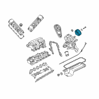 OEM Dodge DAMPER-CRANKSHAFT Diagram - 53020776AB