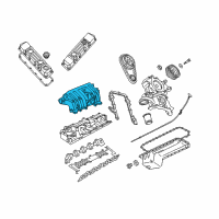 OEM 2002 Dodge Ram 2500 Intake Manifold Diagram - 53031580