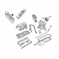 OEM 2004 Jeep Wrangler Cap-Oil Filler Diagram - 53010654AA