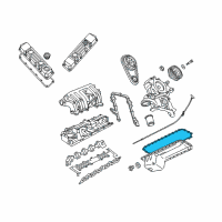 OEM 2002 Dodge Ram 3500 Gasket-Oil Pan Diagram - 53005884AB