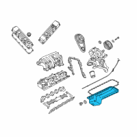 OEM 1999 Dodge Ram 2500 Pan-Engine Oil Diagram - 53020922AC