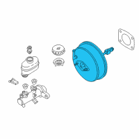 OEM Nissan Sentra Master Vacuum Assembly Diagram - 47210-4Z400