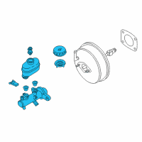 OEM Nissan Cylinder Assy-Brake Master Diagram - 46010-5M100