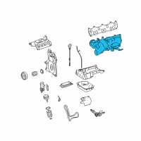 OEM Dodge Sprinter 3500 Intake Manifold Diagram - 68012310AA