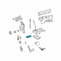 OEM 2007 Jeep Grand Cherokee Engine Oil Cooler Diagram - 5179360AB