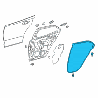 OEM 2020 Toyota Corolla Door Weatherstrip Diagram - 67871-12590