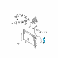 OEM Mercury Upper Hose Diagram - 5L8Z-8286-BD