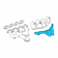 OEM Chevrolet Camaro Heat Shield Diagram - 12653658