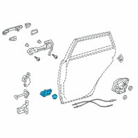 OEM 2021 Toyota Corolla Handle, Inside Diagram - 69206-12250-C0