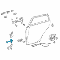 OEM 2019 Toyota Corolla Door Check Diagram - 68630-02330