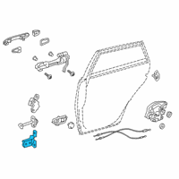 OEM 2020 Toyota Corolla Lower Hinge Diagram - 68770-06050