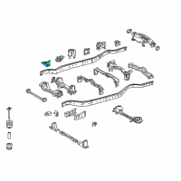 OEM 2020 Toyota Sequoia Cab Mount Bracket Diagram - 51703-0C030