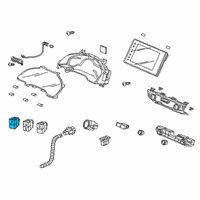 OEM 2020 Honda Clarity Sw, Charge Lid & Lid Diagram - 35860-TRV-A11