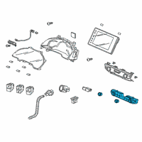 OEM 2020 Honda Clarity Case Set (Deep Black) Diagram - 79612-TRV-A42ZA