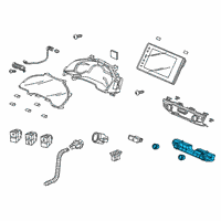 OEM Honda Clarity Case Set (Deep Black) Diagram - 79612-TRV-A42ZA