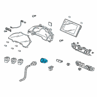 OEM 2019 Honda Clarity Switch Assembly, Power Diagram - 35881-TRT-A01