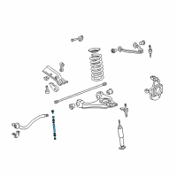 OEM 2007 GMC Sierra 2500 HD Stabilizer Link Diagram - 10385580