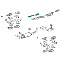 OEM 2018 Lexus LX570 INSULATOR, Front Floor Diagram - 58155-60061