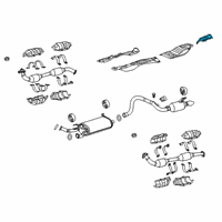 OEM 2017 Toyota Land Cruiser Rear Insulator Diagram - 58321-60061