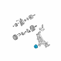 OEM Dodge Stealth PULLEY-Belt Diagram - MD308882