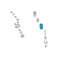 OEM Jeep Patriot Rear Coil Spring Diagram - 5105892AD