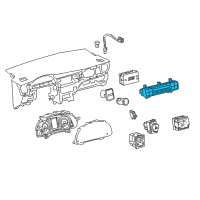 OEM Toyota Corolla iM Dash Control Unit Diagram - 55900-12F00