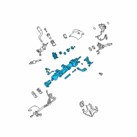 OEM Chevrolet Suburban 2500 Column, Steering Diagram - 15775845