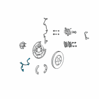 OEM 2009 Dodge Avenger Sensor-Anti-Lock Brakes Diagram - 56029339AD