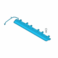 OEM Kia Lamp Assembly-High Mounted Stop Diagram - 927003T100