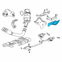 OEM 2021 GMC Acadia Rear Shield Diagram - 84744673