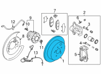 OEM Scion FR-S Rotor Diagram - SU003-10629