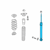 OEM 2022 Honda Insight Damper Unit, Rear Diagram - 52611-TXM-A02