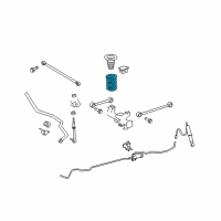 OEM 2014 Toyota 4Runner Coil Spring Diagram - 48231-35450