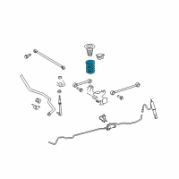 OEM 2020 Toyota 4Runner Coil Spring Diagram - 48231-35450