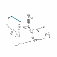 OEM Lexus GX460 Rod Assembly, Lateral Control Diagram - 48740-60160