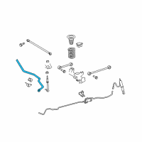 OEM 2012 Toyota FJ Cruiser Stabilizer Bar Diagram - 48812-60300