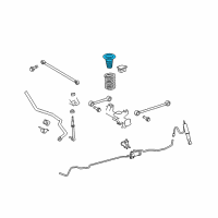 OEM 2018 Toyota 4Runner Spring Insulator Diagram - 48302-35050