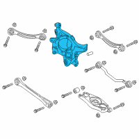 OEM 2020 Chrysler 300 Suspension Knuckle Rear Right Diagram - 68079766AB