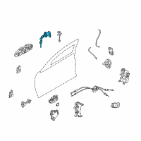 OEM Infiniti G35 Cylinder Set-Door Lock, L Diagram - H0601-AL500