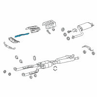 OEM 2010 Lexus LS460 Insulator, Front Floor Heat, NO.5 Diagram - 58157-50040