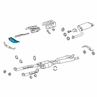 OEM 2014 Lexus LS460 INSULATOR Sub-Assembly Diagram - 58042-50021