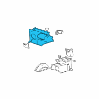 OEM 2000 Chevrolet Tahoe Panel, Body Side Trim Diagram - 15133242