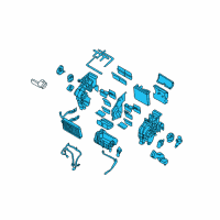 OEM Kia Heater Complete Diagram - 971004D000