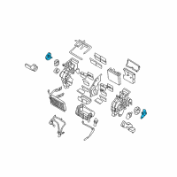 OEM Kia Sedona Mode Actuator, Right Diagram - 971544D000